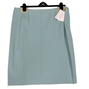 Doncaster pencil  skirt 18 aqua blue nwt knee length
